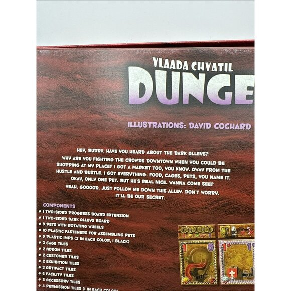 Dungeon Petz Dark Alleys Expansion by Z-Man Games Vlaada Chvatil CGE Czech Games - Picture 3 of 14